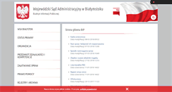 Desktop Screenshot of bip.bialystok.wsa.gov.pl