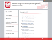 Tablet Screenshot of bip.bialystok.wsa.gov.pl