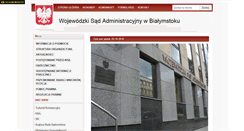Desktop Screenshot of bialystok.wsa.gov.pl