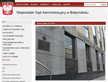 Tablet Screenshot of bialystok.wsa.gov.pl